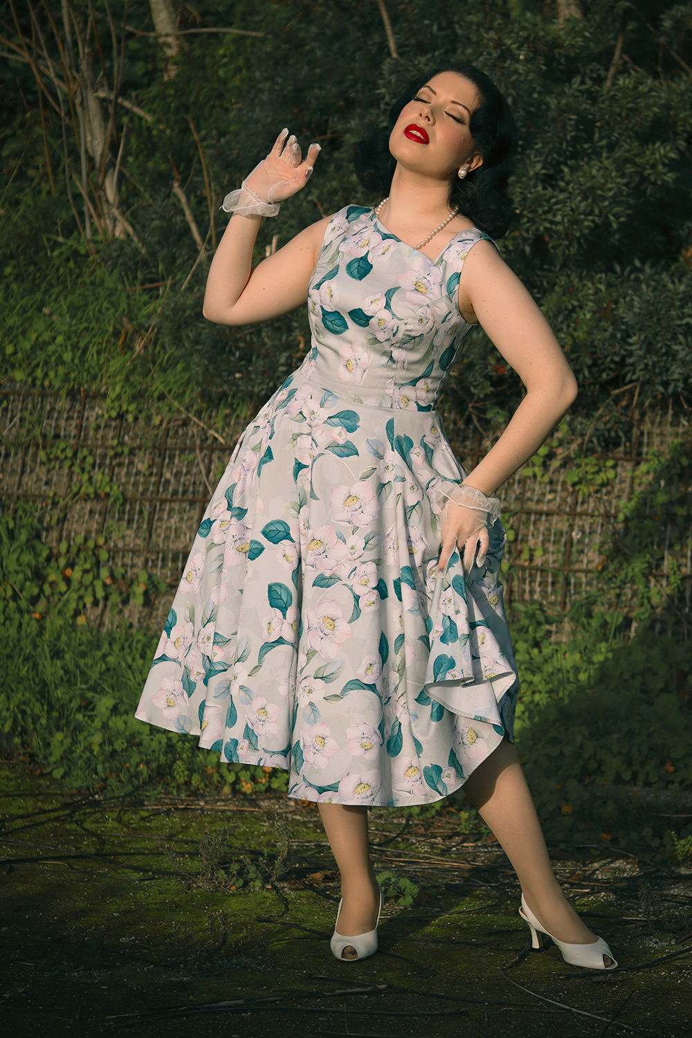 Rey Floral Swing Dress